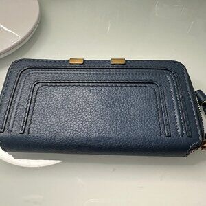 Chloe Marcie Long Wallet in Royal Navy